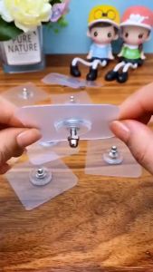 GANTUNGAN HOOK BAUT PAKU TEMPEL SEAMLESS PEREKAT BRACKET HOLDER