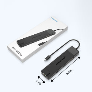 Lemorele 13 IN 1 4K USB Hub USB-C to Dual HDMI VGA RJ45 Gigabit Docking Station USB 3.0 Adapter SD Card Readers for MacOS Laptop