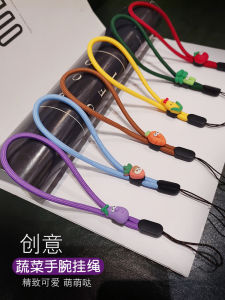 สร้อยคอโทรศัพท์แบบสั้นสำหรับผู้หญิงพร้อมสายรัดข้อมือ ชุบโลหะผสม เครื่องประดับโทรศัพท์มือถือแบบพกพา ป้องกันการสูญหาย ปรับได้ ลายการ์ตูนน่ารัก