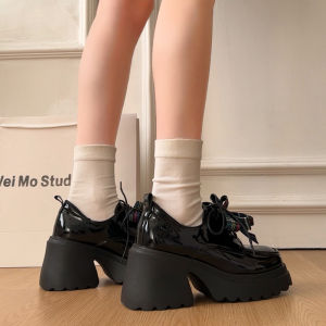 XUJIA | Height Increasing Bow Loafers 2026 Spring Style
