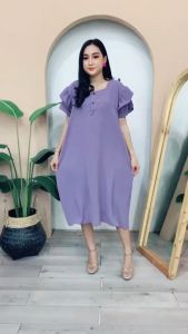 Gratis Ongkir Daster Ayra Busui Cringkle Airflow Premium