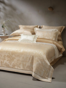 Mercury | Bộ Đồ Chăn Ga Gối Bốn Mảnh Cotton Sateen Cao Cấp