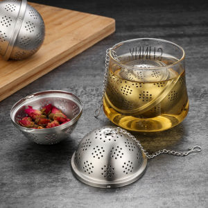 Multi-Use Heavy-Duty 304 Stainless Steel Infuser Ball - Thickened Fine Mesh for Tea Spices and Cooking - Multi-Use Strainer for Brewing and Soup