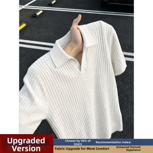 Vintage Retro Style Cooling Breathable Mens Polo Shirt