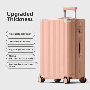 JR&BL | Multifunction Large Capacity Silent Wheel Trolley Case 24 inch