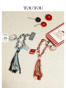 TOUTOU | Red Plush Puppy Phone Charm Birthday Gift