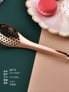 Gourmet Molecular Kitchen Tool Capsule Caviar Dish Style Spoon Caviar Ladle Caviar Strainer Spoon