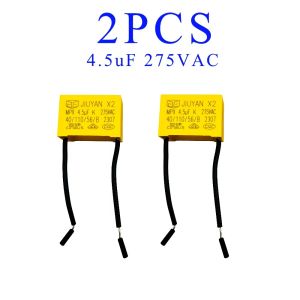 4.5UF Safety 275V Capacitor 275VAC 225 Pitch 27mm Polypropylene Film Capacitor Suitable for Smart Touch Switches Without Neutral
