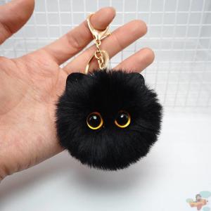 Jiaxun | Cute Stuffed Black Cat Keychain Toy Romantic Gift For Women
