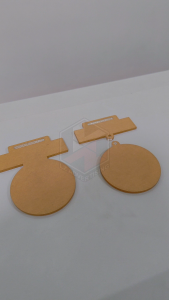 Medal with Hang Acrylic Clear Blank Transparent