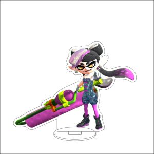 Bandai | 16CM Anime Splatoon Inkling Fuyuka Mực Octoling Craig Mực Nang Acrylic Hình Đứng Sưu Tập Đồ Trang Trí Cho Quà Tặng Giáng Sinh
