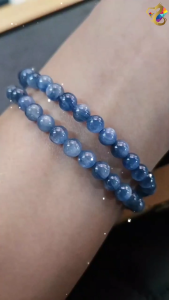 Collection Grade Natural Cat Eyes Blue Kyanite Bracelet