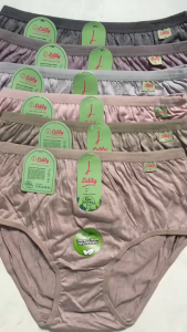 Grosir 12 Pcs Celana Dalam Wanita Lydyly L591 Polos Bahan Katun | Pakaian Dalam Lusinan Murah