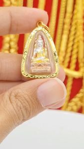 จี้มงคล พระไพรีพินาศ เกรดร้านทอง กำราบศัตรูพ่าย จี้เลี่ยมเศษทอง กรอบทองหุ้ม96