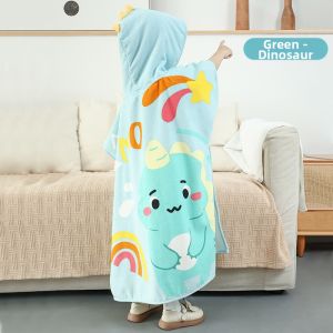 Grace | Wearable Hooded Bath Towel for Kids with Quick-Dry Absorbent Fabric Grace