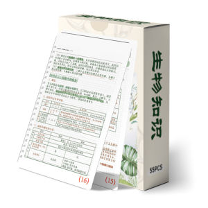 Biological Notes Stickers for High School And Junior High Students Learning Memorization Knowledge Points Notebook Water Cup Desk Accessories