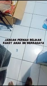 Raket Badminton Anak (Isi 2 pcs) - Ringan dan Lucu untuk Bermain - Free Tas - Murah Meriah