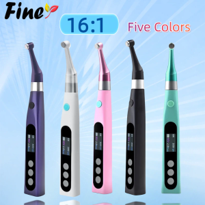 Dental Endo Motor 16:1 Reduction Contra Angle Endo Handpiece 360° Rotatable Reciprocating Endomotor Root Canal Treatment