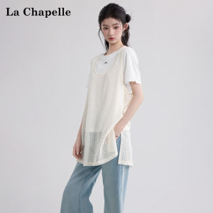 La Chapelle | Lacy Hollow U-Neck T-Shirt Suit