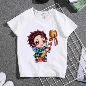Bandai | Demon Slayer: Kimetsu No Yaiba - Tanjiro Nezuko and Inosuke Family T-Shirts for Kids and Parents