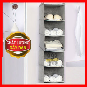 Túi Vải Đựng Quần Áo 5 Ngăn Tủ vải treo đựng đồ