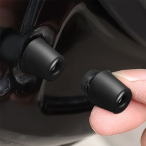 4Pcs/10Pcs Penyangga Peredam Pintu Mobil / Damper Peredam Suara Pintu Mobil Universal Bahan Karet Tahan Lama Warna Hitam