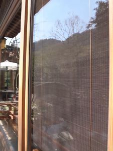 【7 วันโดยไม่มีเหตุผลในการคืนสินค้า】ม่านไม้ไผ่ ม่านม้วน ม่านบังแดด ระเบียงฉากกั้นห้องชาสำนักงานโรงแรม B&B พร้อมให้บริการ