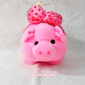 Boneka Babi ISTANA BONEKA Babi Pita L AT Lucu pig piggy mini cute plush