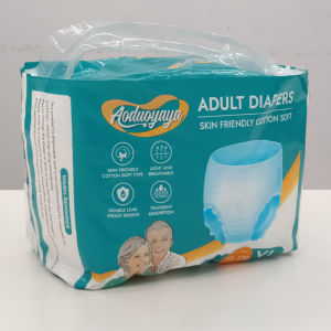 Aoduoyaya 10PCS Adult Diaper M/L/XL Cotton Disposable Pull Up Pants Caress Diaper Quickly Aabsorb