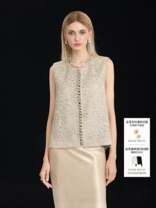 COCOBELLA | Embroidered Sleeveless French Style Blouse