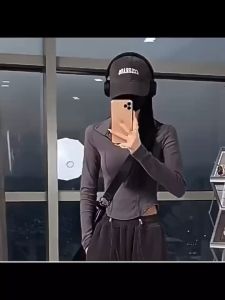 Kaus lengan pendek katun murni kerah POLO baru gaya Korea atasan slim fit populer