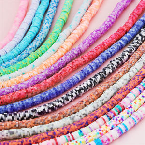 Colorful Soft Clay DIY Materials Beads for Mobile Phone Chains Handmade Bracelets Necklaces Childrens Wristbands Accessories
