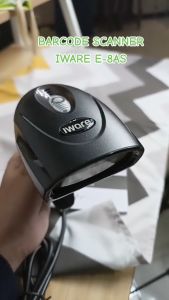 1D Laser Barcode Scanner IWARE BS - E8AS Auto SCAN FREE STAND - USB GARANSI / BARCODE SCANNER AUTO SCAN MURAH