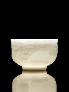 SIFANGTING | Jade Carving Riverside Scene of Qingming Tea Cup