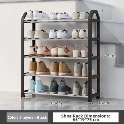 ZHENMIAO | Dormitory Multilevel Compact Shoe Rack Home