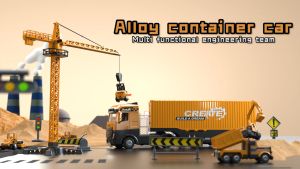 Engineering Vehicle Monster Truck Toy Car Excavator Alloy Trailer Boys and Girls Birthday Gifts