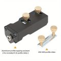 Auxiliary Tool Manual Threading DIY Furniture Compact Manual Tapping Versatile Jig Locator for 20/30/40 Type Aluminum Profiles. 