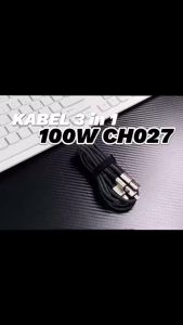 【Aston】Kabel Data Super fast charging 100W 3 in 1 USB to Lightning Micro Type C 1.2M
