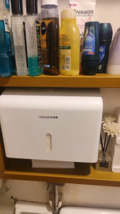 Wall-mounted Bathroom Tissue Dispenser Tissue Box Holder for Multifold Paper Towels - intl