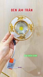 [ ĐÈN CHÙM XINH ] Đèn âm trần Đcx-3W chính hãng lắp nhà ở Tiệm vàng Showroom nội thất