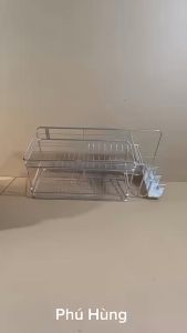 Kệ treo đa năng INOX cao cấp kệ bếp kệ đựng chén đĩa nhà bếp (đủ size)