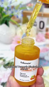 Kojic Acid Turmeric Serum Niacinamide Glow Capsules Brightening Hydration Balancing Skin Barrier Soothing Troubled Facial Care