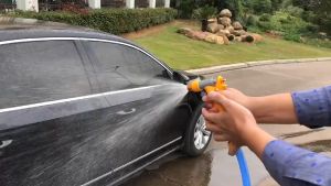 High Pressure Nozzle Spray Water Gun Head 3pcs Quick Connector Adjustable Water Sprinkler / Nozzle Tekanan Tinggi