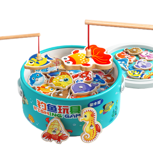 TONGMUXING | Early Educational Wooden Fishing Toy