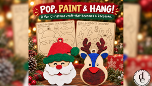 Christmas Wooden Ornaments Christmas - Pop Out DIY Kit