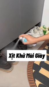 Xịt Khử Mùi Giày Nano Bạc Khử Mùi Hôi Chân Ngăn Ngừa Nấm Mốc Chai Khử Mùi Giày Loại Bỏ Mùi Hôi Kháng Khuẩn Chai 260ml