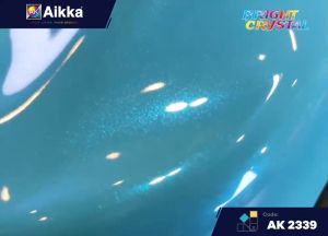 AIKKA AK2339 Sea Blue | Bright Crystal Series | Automotive Aikka 2K Car Paint Motor Aerosol Spray Cat Bancuh Kereta DIY