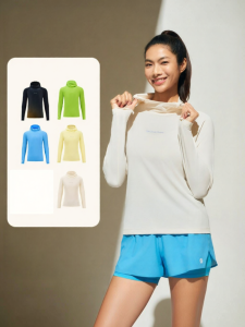 Áo Thun Hoodie Thể Thao Chống UV Thoáng Khí Nhanh Khô