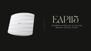 TP-LINK Tplink Omada 300Mbps Ceiling Mount Wireless Wifi Access Point AP 2 Internal Antenna can limit the user EAP115