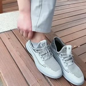 Techdoo Sepatu Sneakers Pria Olahraga Outdoor Sepatu Lari Jogging Cowok Sepatu Fashion Trendy MR153